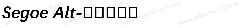 Segoe Alt字体转换